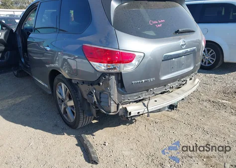 2015 Nissan Pathfinder Platinum from USA, damaged, VIN 5N1AR2MN3FC687084